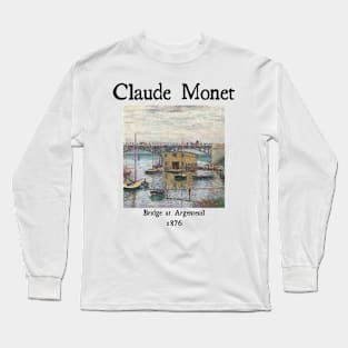 Bridge at Argenteuil Long Sleeve T-Shirt